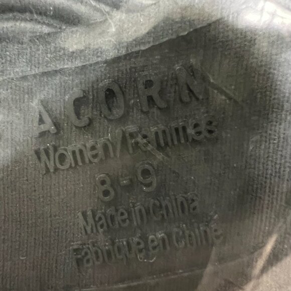 Acorn Comfort On Earth Fleece Scuff Slipper Women Size 8-9 - Picture 5 of 5